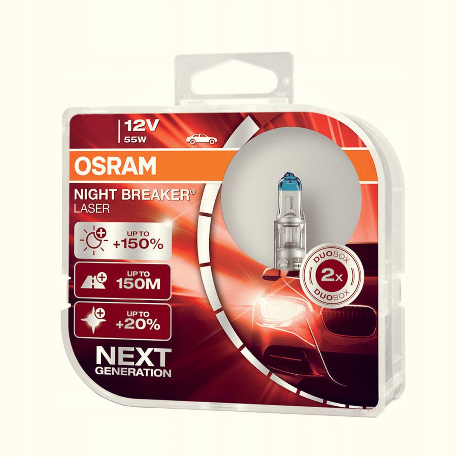 OSRAM NIGHT BREAKER LASER +150% 